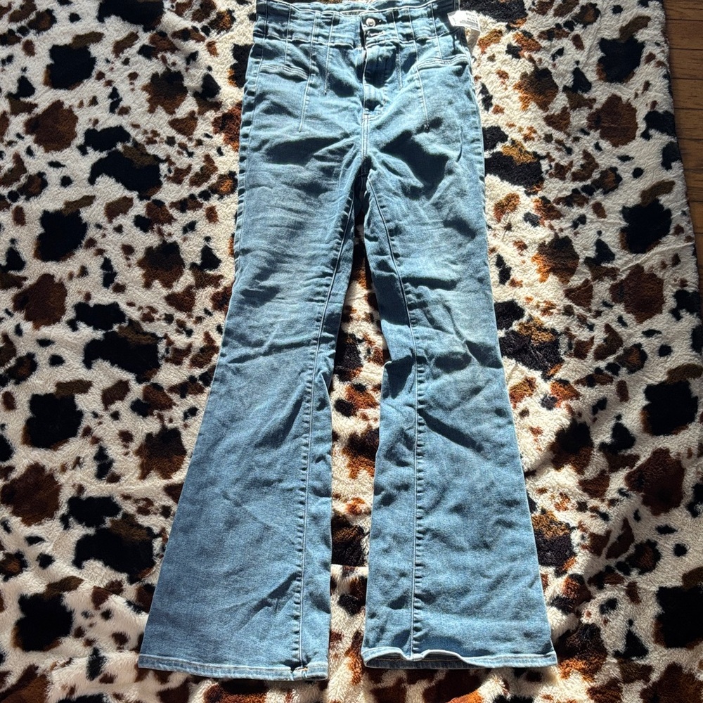 We The Free Blue Flare Jeans